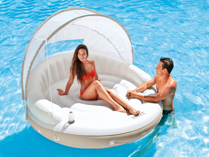 Läs mer om Intex Canopy Island Bad-ö