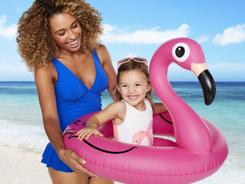 Läs mer om Flamingo Badring Baby