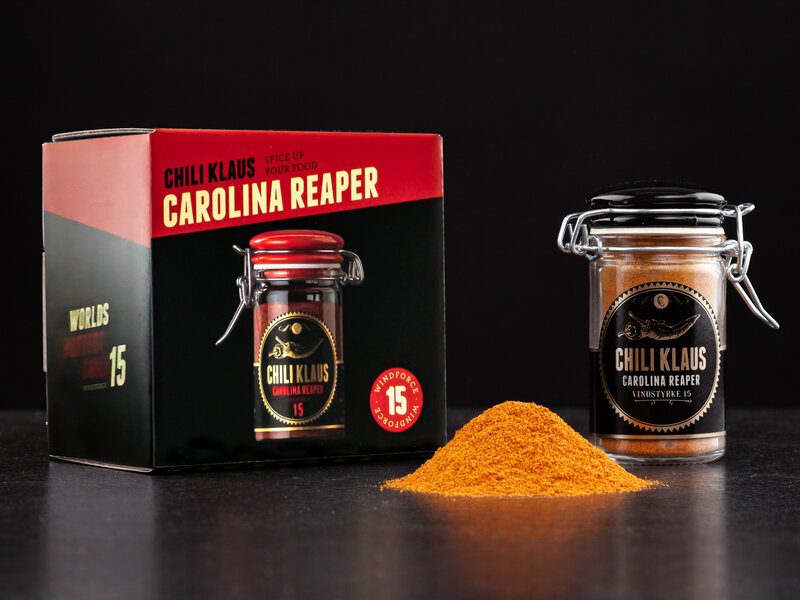 Läs mer om Chili Klaus Carolina Reaper Chilipulver