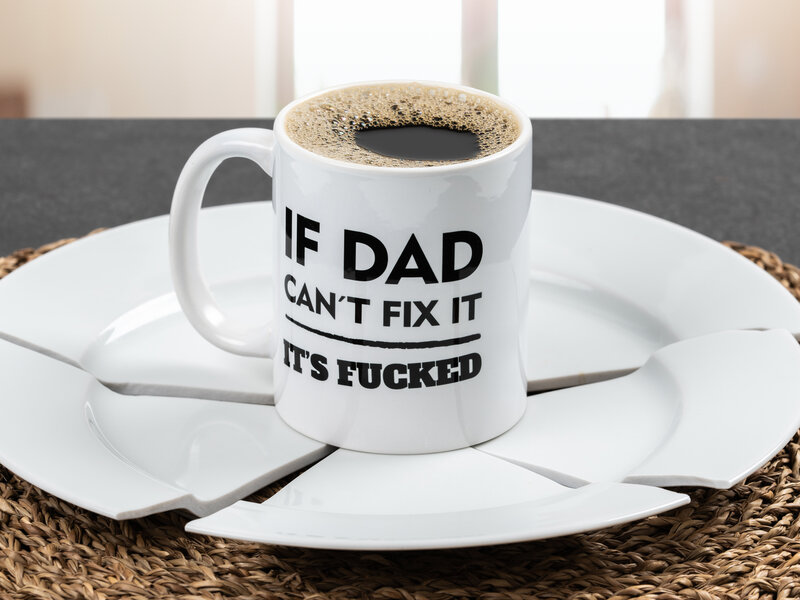 Läs mer om If Dad Cant Fix It Mugg