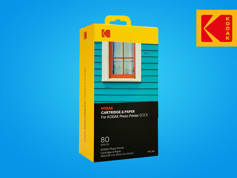 Läs mer om Kodak Printer Dock Foto- och Färgkassett 80-pack