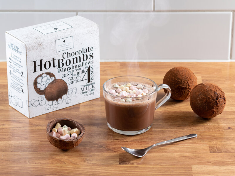 Läs mer om Chokladbomber för Varm Choklad 4-pack