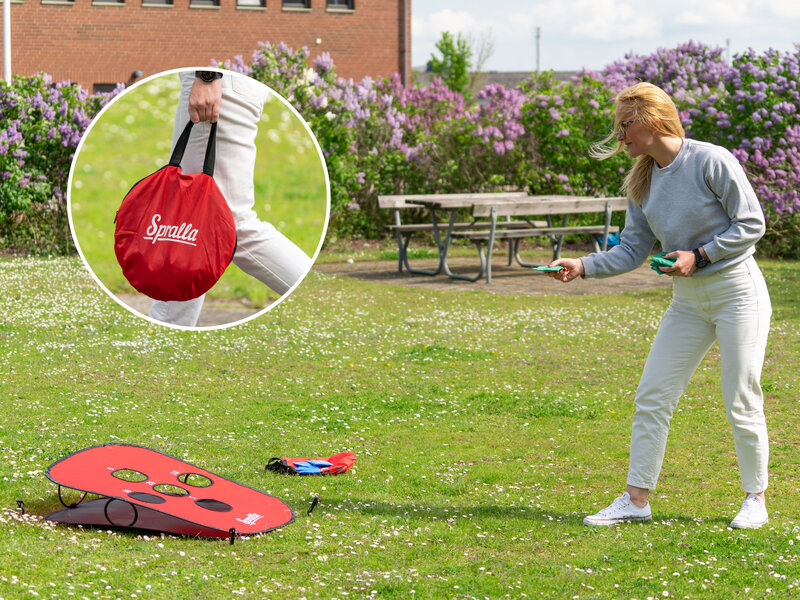 Läs mer om Spralla Portabelt Cornhole Game