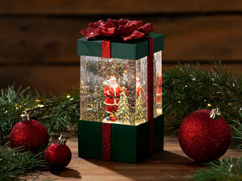 Läs mer om Lysande Juldekoration med Glitter - Julklapp