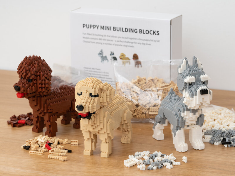 Läs mer om Hundvalp Mini 3D-byggsats