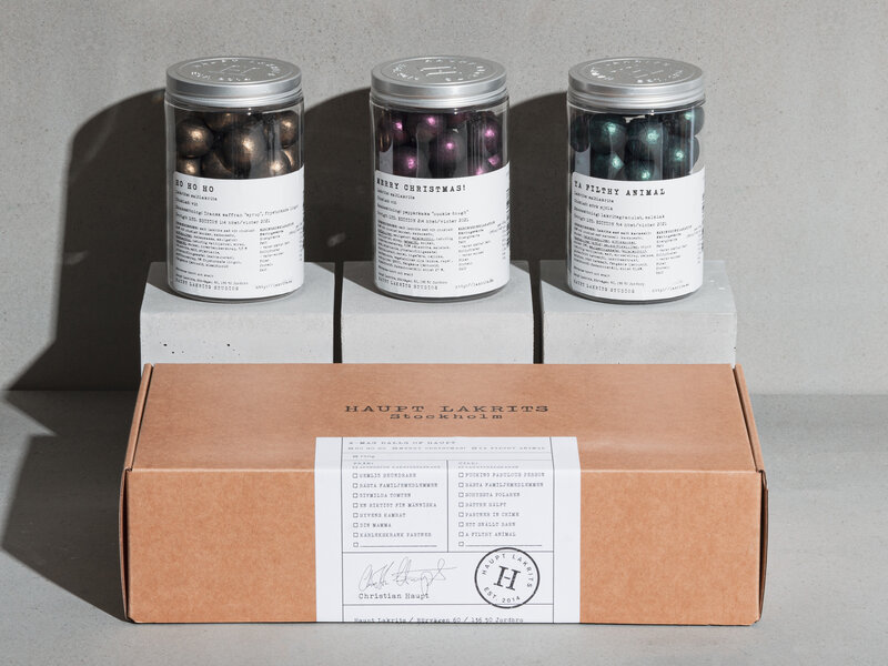 Haupt Lakrits Presentlåda X-mas Balls of Haupt