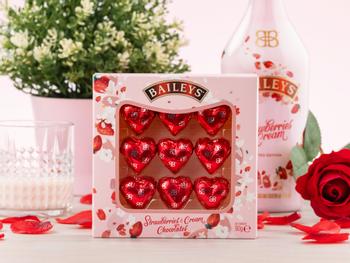 Baileys Strawberries & Cream Chokladhjärtan