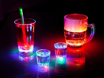 Blinkande Partyglas